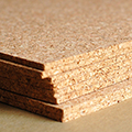 Blond cork panels