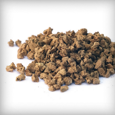 Blond cork granules