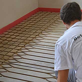 Radiant heating floor BetonRadiant