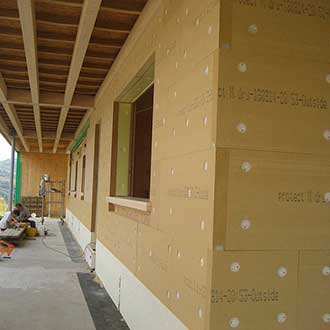Wood Fiber thermal insulation for walls