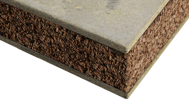 Scheda tecnica Pannelli sandwich in cementolegno e sughero biondo BetonWall cork