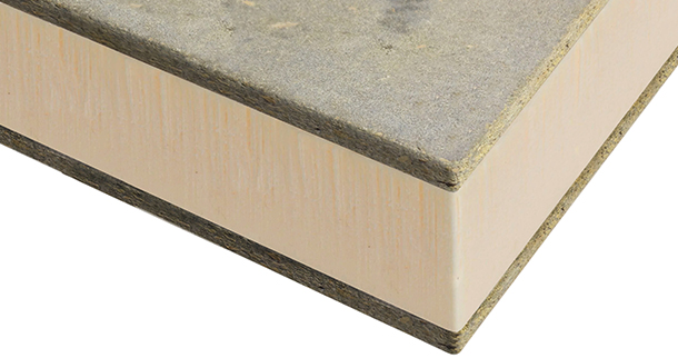 Scheda tecnica Pannelli sandwich in cementolegno e polistirene estruso BetonWall strong