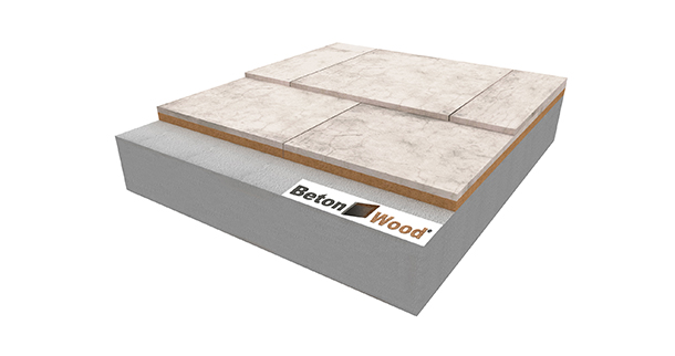 Pavimento in BetonFiber con pannellatura BetonWood