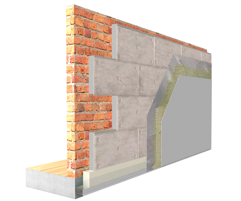 Istruzione di posa Cappotto termico corazzato con polistirene espanso BetonTherm Styr EPS