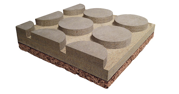Scheda tecnica sistemi radianti in cementolegno e sughero biondo BetonRadiant Cork
