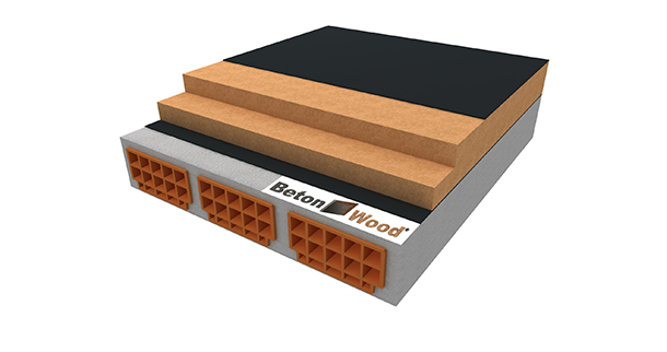 Solaio in fibra di legno su latero-cemento