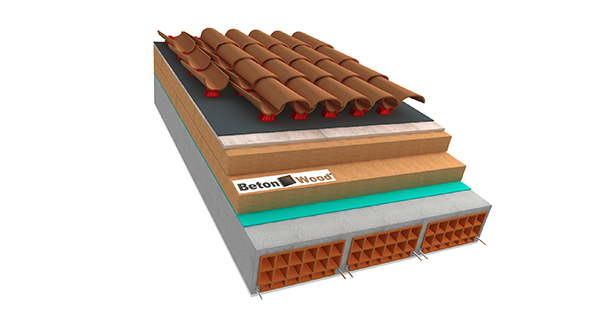 Tetto in fibra di legno e BetonWood - C