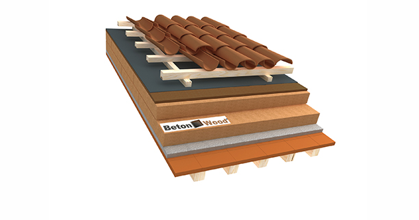 Tetto in fibra di legno e Bitumfiber - E